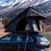 Trustmade Triangle Aluminium Black Hard Shell Grey Scout Max High Ridge Rooftop Tent