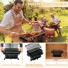 Heavy Duty Cast Iron Tabletop BBQ Grill Stove for Camping Picnic